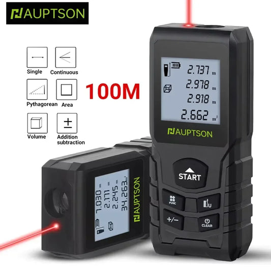 HAUPTSON 70/100M Laser Rangefinder Distance Meter Rangefinder Laser Tape Range Finder Building - Shoppiline