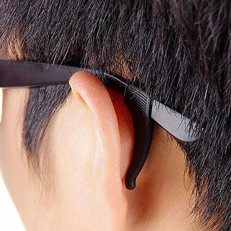 10/20/30/100pcs Anti-slip Silicone Ear Grip Glasses Eyeglasses Leg Ear Hook Stopper Bracket Fastener Accessories Temple Tip