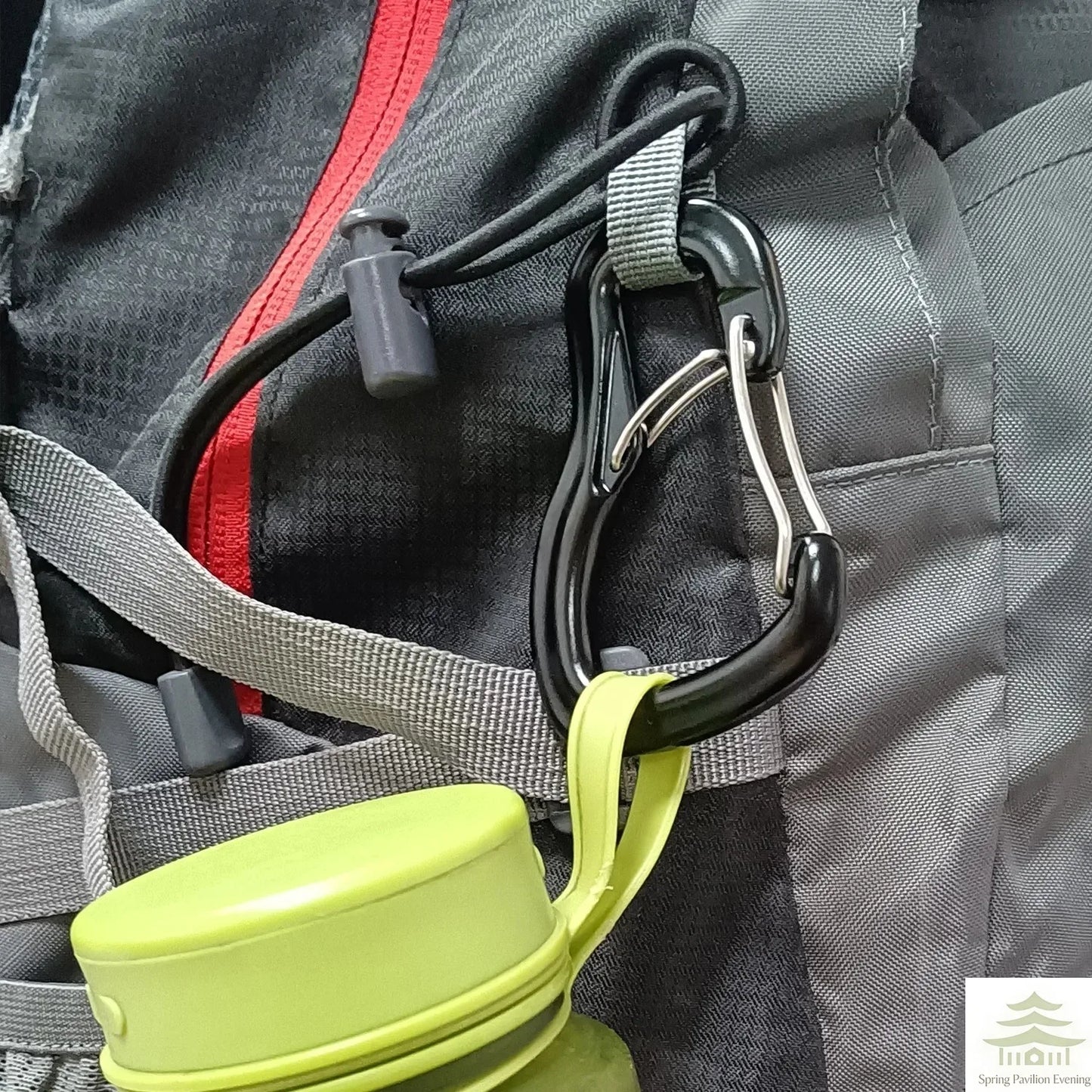 Outdoor Hammock Double Locking Buckle, Multifunctional Aluminum Alloy Hanging Buckle, Camping Hammock Quick Hanging Buckle