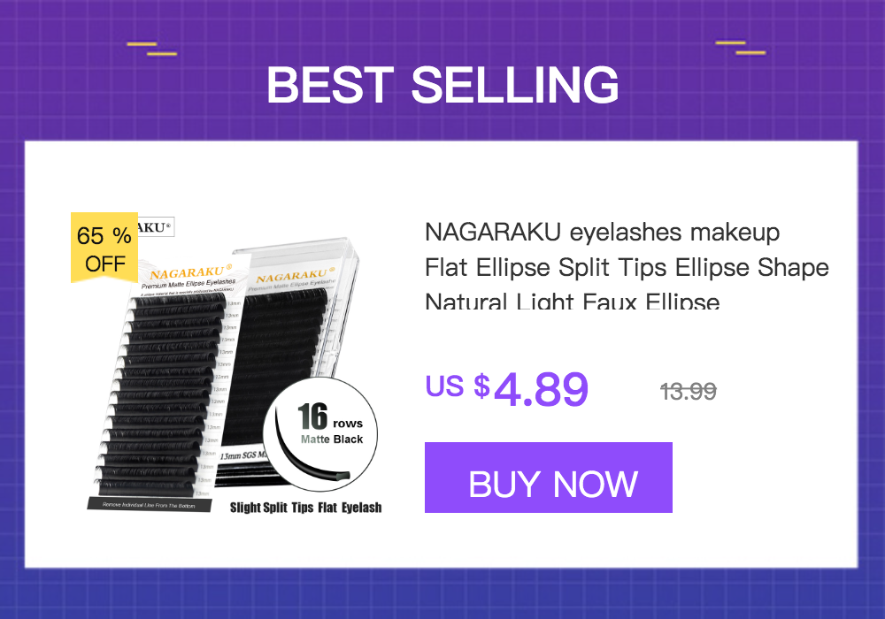 NAGARAKU Stainless Steel Straight Curved Nail Volume Eyelash Accurate Tweezers Nippers Pointed Clip Set Makeup Tools