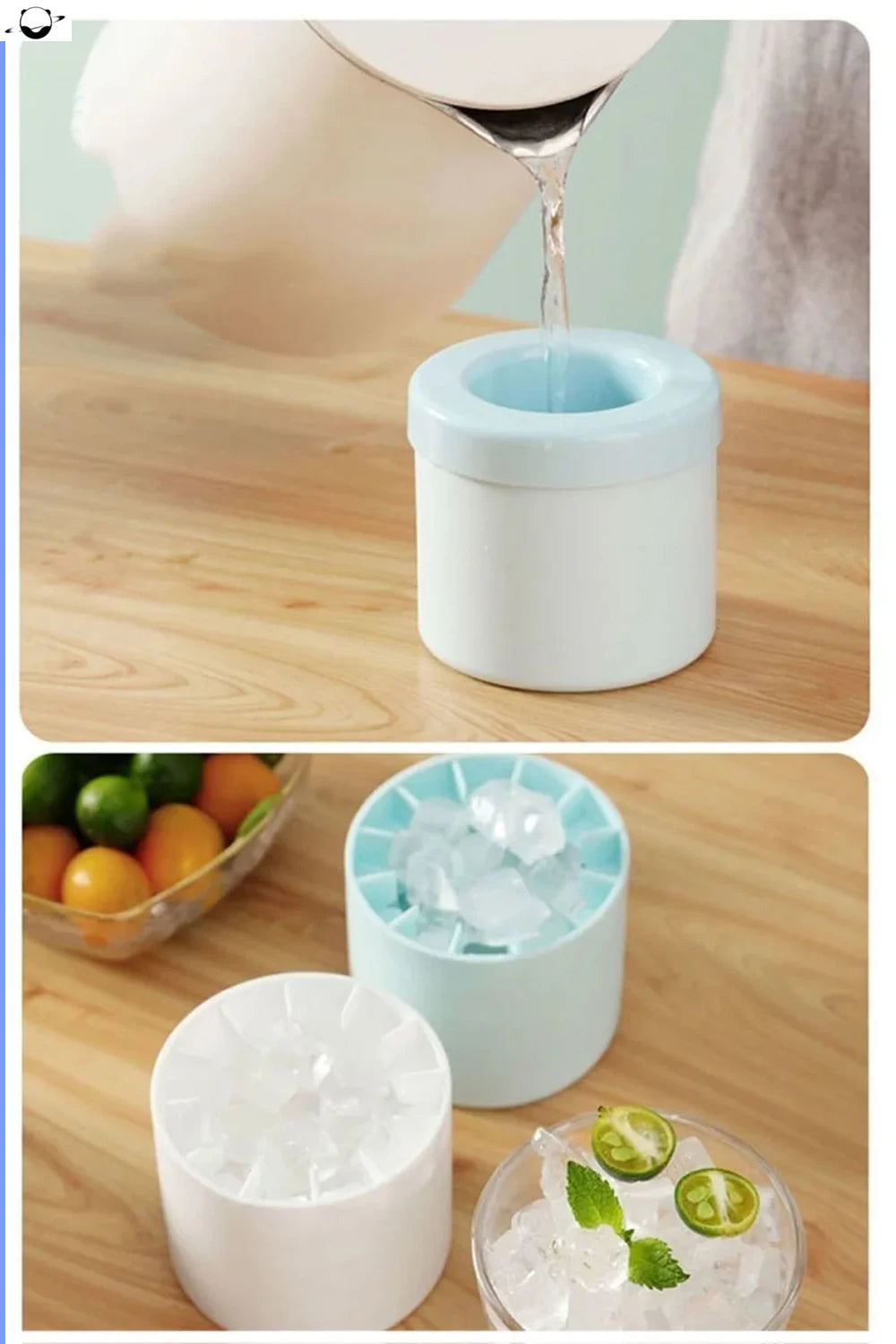 Food-Grade Silicone Ice Tray Small Mini Ice Cube Mold Withstands Low Temperatures, Easy to Remove Doesn't Break, Easy to Clean
