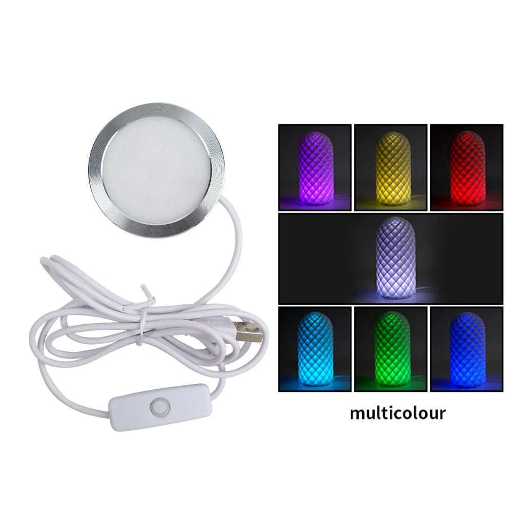 For Bambu Lab Led Lamp Kit 001 3D Printing DIY Model LED Lamp Kit 3D Printing Parts Led Lamp Kit 001 Rechargeable For Bambu Lab