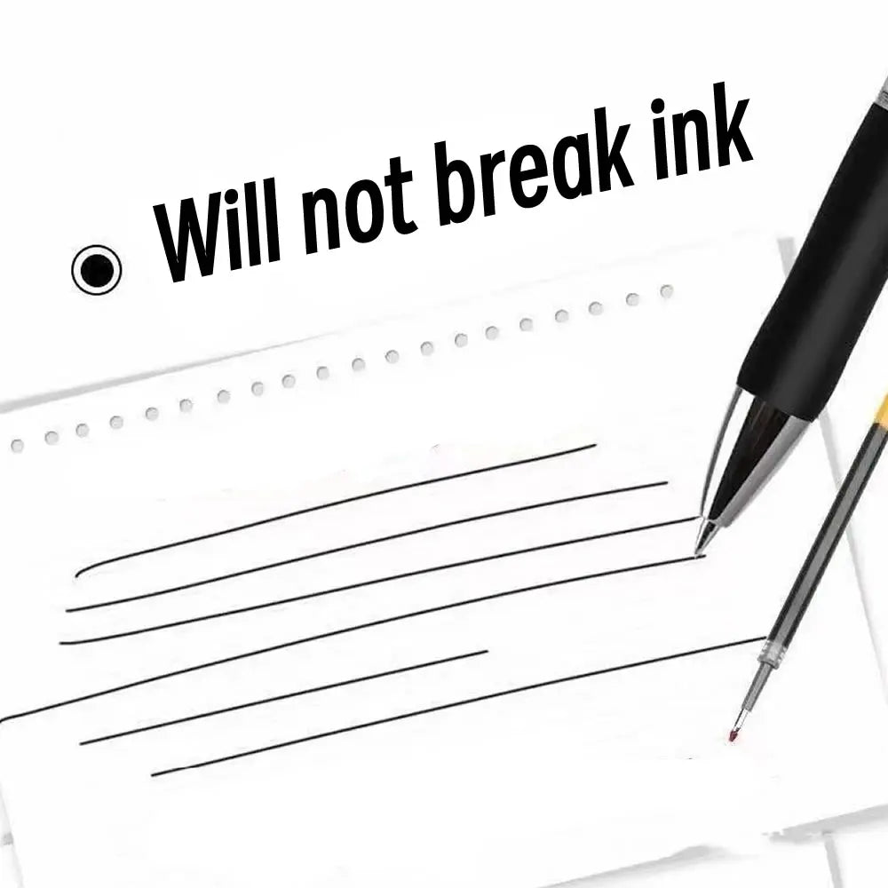 Clearance_Retractable 0.5mm Black Ink Gel Pens Colored Aesthetic Stationery Pen Supplies Ballpoint & Office Pencils Writing Scho
