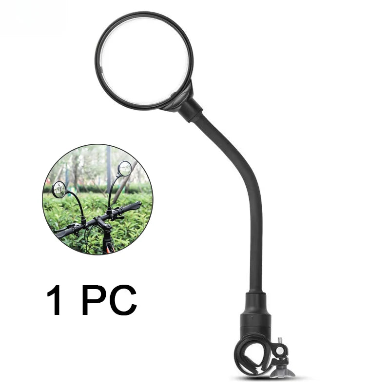 1/2PCS Bicycle Rearview Mirror 360 Degree Adjustable Rotatable Universal Cycling Handlebar Rear View Mirrors for MTB Road Bike