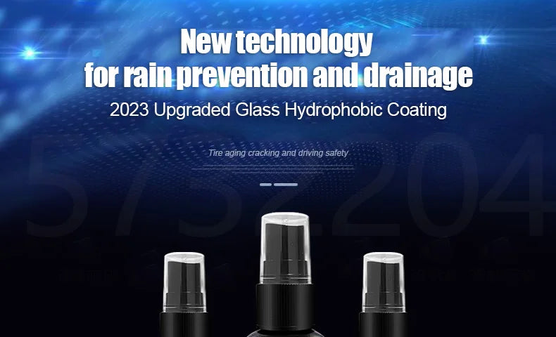 Car Water Repellent Spray Anti Rain Coating For Cars Glass Hydrophobic Anti-rain Liquid Windshield Mirror Mask Auto Chemical Age