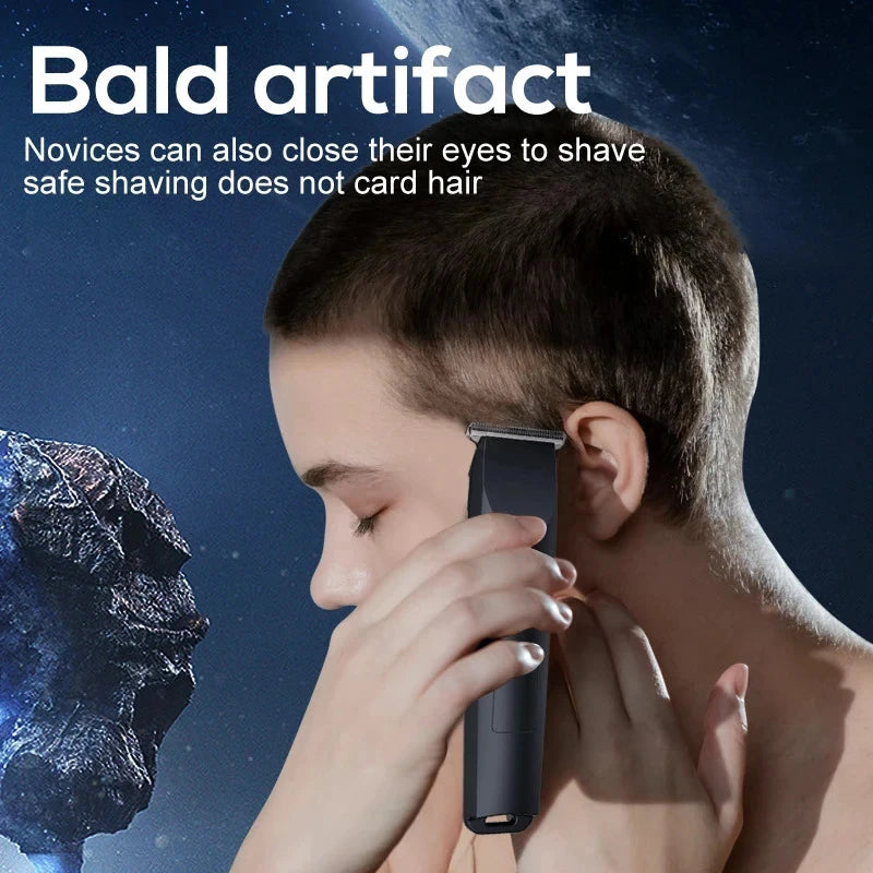 Electric Hair Trimmer Adjustable Cutter Head Design Men Professional Barber Cutting Shaving Machine USB Charging For Home Salon