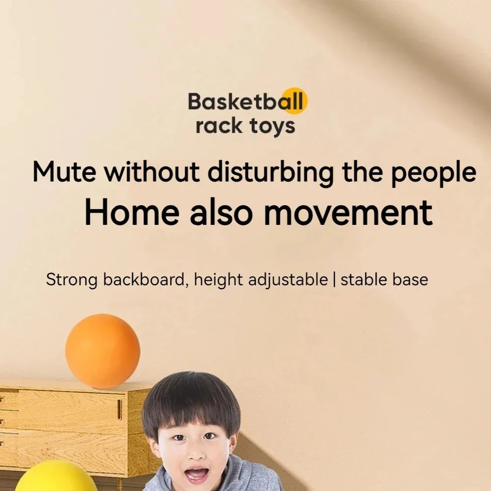 Foam Basketball Kids Silent Basketball Bouncing Mute Silent Ball Bounce Squeezable Mute Bouncing Basketball - Shoppiline