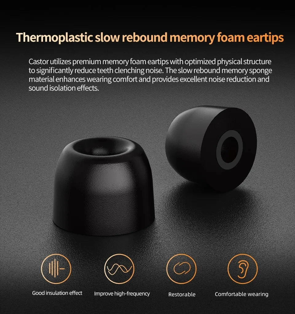 KZ Castor Wired Earphone Improved Bass HiFi Earphones 2 Dynamic Tunable Balance Monitor Headset Noise Cancelling Earbuds