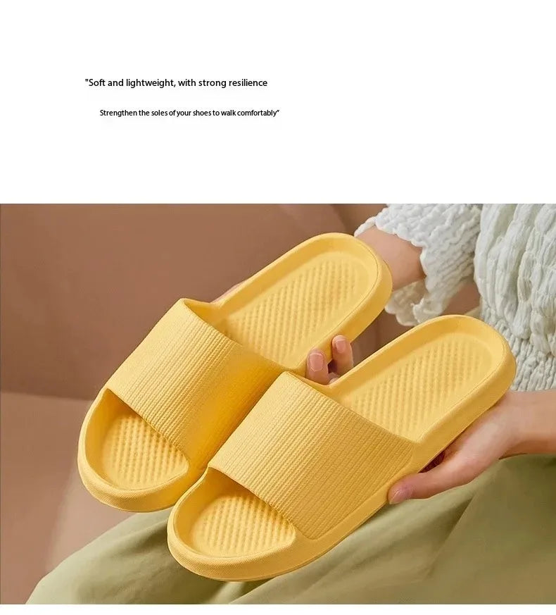 Non-Slip EVA Soft Sole Massage Shower Shoes for Men and Women, Couples, Waterproof, Home, Leisure, Bathroom Slippers, Fashion