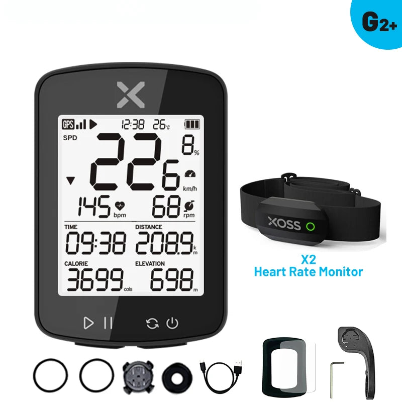 XOSS New G2 GPS G2+ Cycling Computer G Plus Wireless Speedometer Bluetooth Tracker Waterproof Road Bike MTB Bicycle Odometer