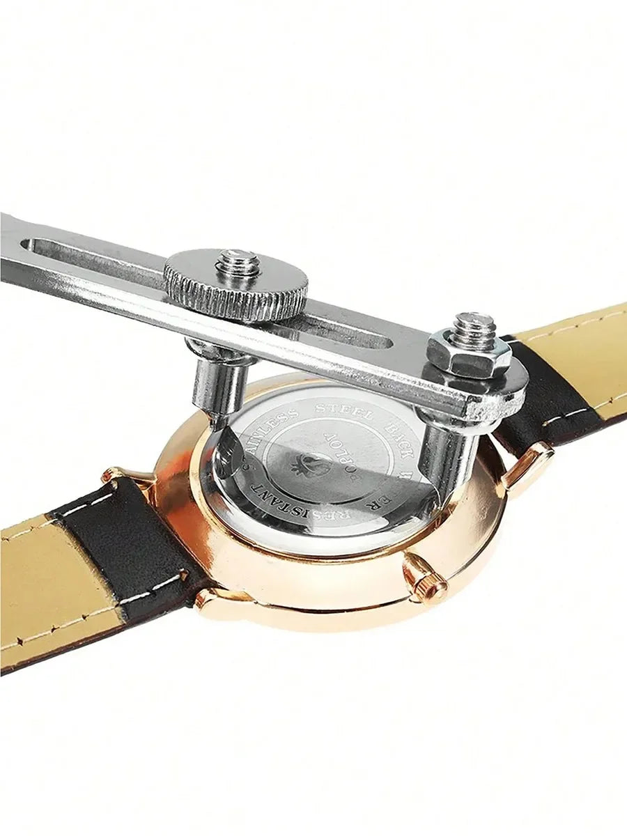 Watch repair tool, universal lid opener for watches. Disassemble and open the back cover, replace the battery with a groove on t