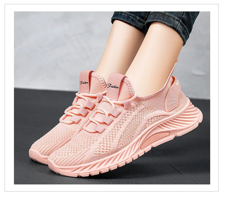 Women's Shoes Summer 2025 Casual Sneakers Breathable Mesh Lightweight Affordable Free Shipping