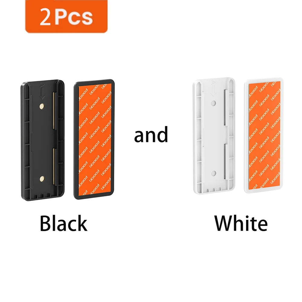 Toocki Power Strip Holder 1/2/3 Pcs Desk Charging Cable Organizer Wall-hanging Plug Fixer Self-Adhesive Storage Holders for Room