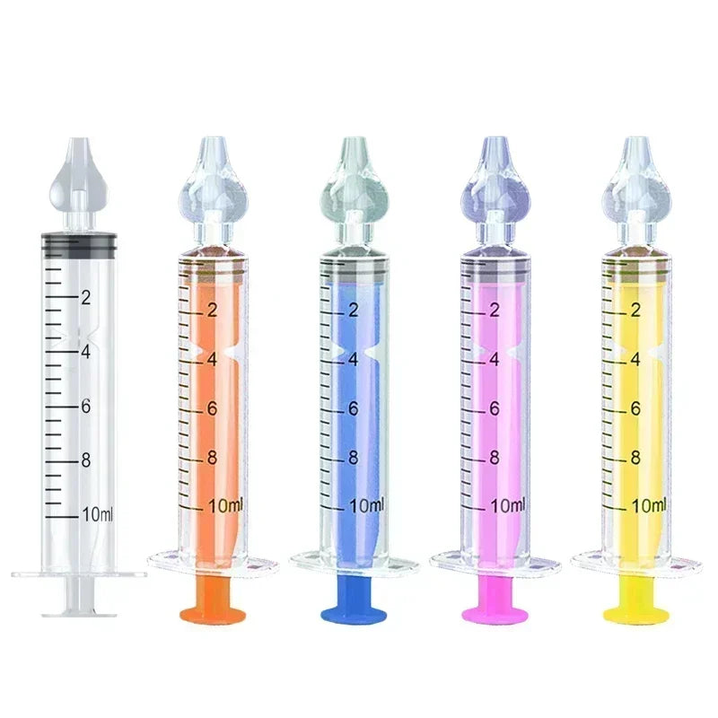 10ML/20ML Baby Nasal Aspirator Syringe Baby Nose Cleaner Rhinitis Nasal Washer Irrigator Needle Baby Nose Washing for Children