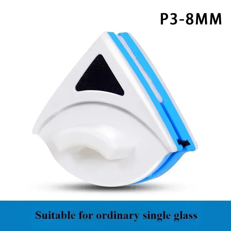 Dual Sided Magnetic Glass Cleaner High Rise Window Wiper With Automatic Drainage System For Home Office Multi Surface Cleaning
