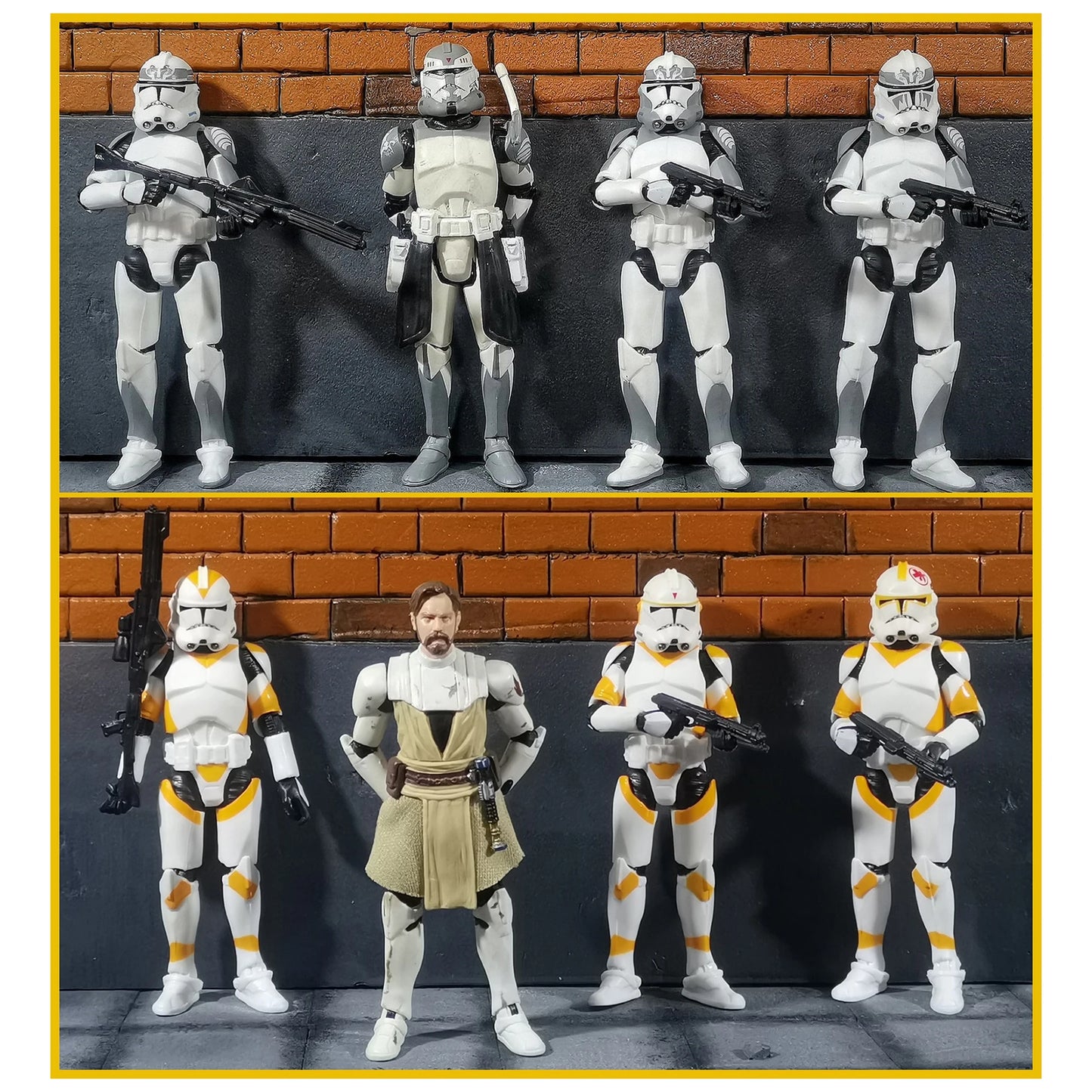 Star Wars 3.75 Inch Trooper 1/18 501st Legion Action Figure Hardcase REX Anakin Dogma Tup Toys Model Loose - Shoppiline