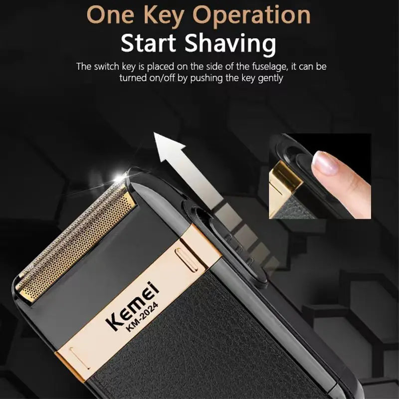 Kemei Hair Clipper Km-809A Km-2299 Km-2024 UBS Rechargeable Cordless Beard Trimmer Powerful Electric Hair Clippers for Men
