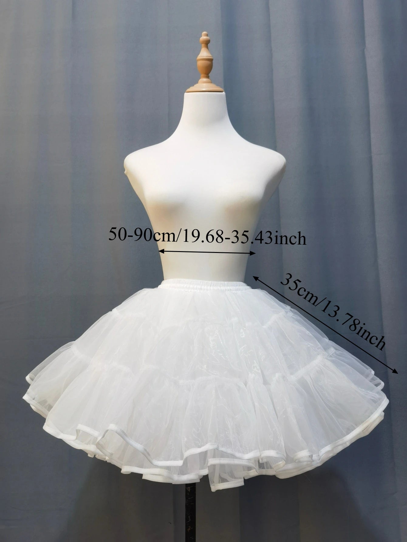 Lolita Super Stuffed Petticoat Boneless Violent Skirt Support Soft Yarn Short Duck Butt Korea Japan New