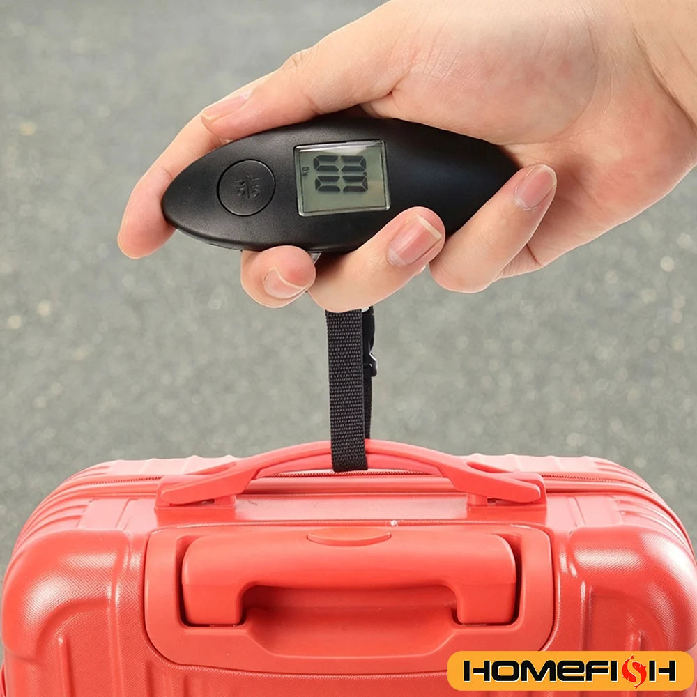 Portable 40kg Digital Hanging Scale  100g Precision LCD Luggage Scale with Webbing for Travel