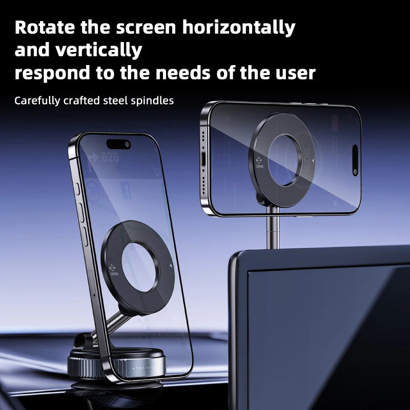 HOMEFISH K007 Magnetic Phone Holder｜Three-axis Rotation For Free Adjustment｜A Convenient Choice For Multiple Scenarios. - Shoppiline