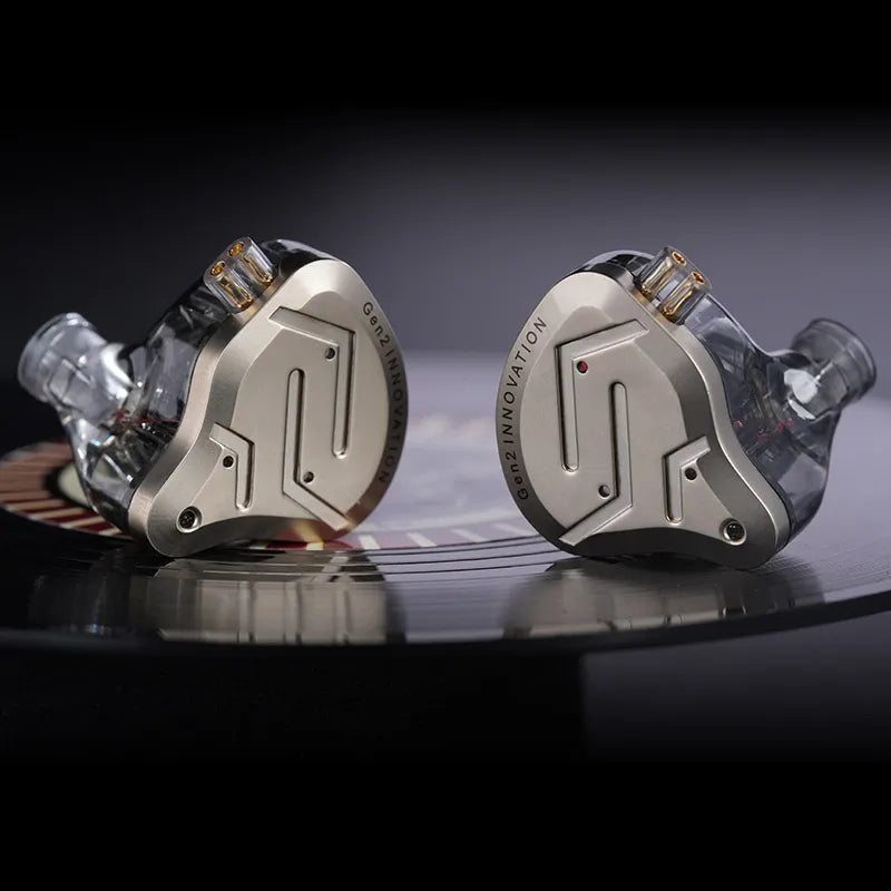 Écouteurs intra-auriculaires hybrides KZ ZSN Pro 2 1BA+1DD en métal HIFI Bass Casque de surveillance Écouteurs de sport à réduction de bruit