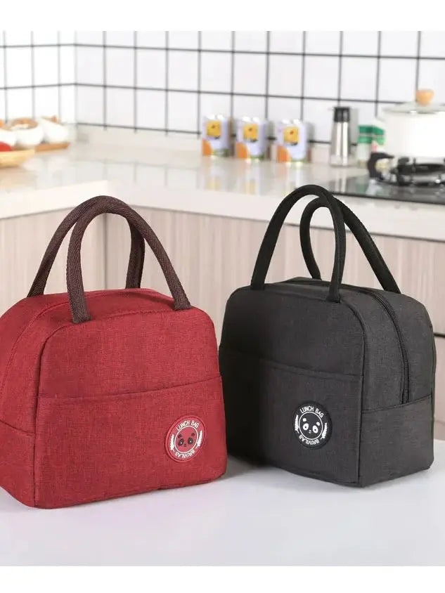 Neue japanische einfarbige vielseitige Kation-Frischhaltetasche, Eisbeutel, Bento-Wärmeisolierungstasche, Studenten-Brotdose, tragbare Ther