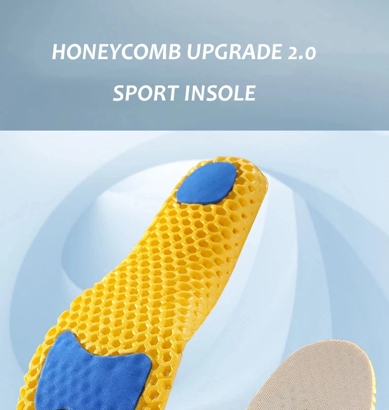3 Paar Memory Foam Orthopädische Einlegesohlen für Schuhe Sohlenpolster Mesh Deodorant Atmungsaktive Turnschuhe Laufkissen für Herren Damen