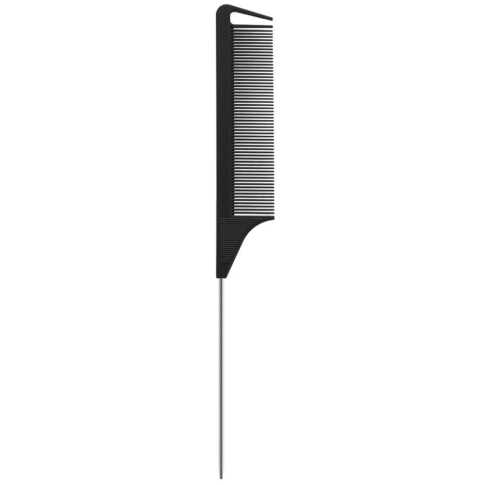 1pcs stainless steel pointed tail hair comb professional hair comb hair brush salon hair styling tool hair comb
