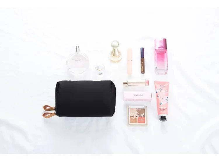 2024 Neue Kosmetiktasche für Damen, einfarbig, koreanischer Stil, Make-up-Tasche, Kulturbeutel, wasserdichter Make-up-Organizer, Luxustasche
