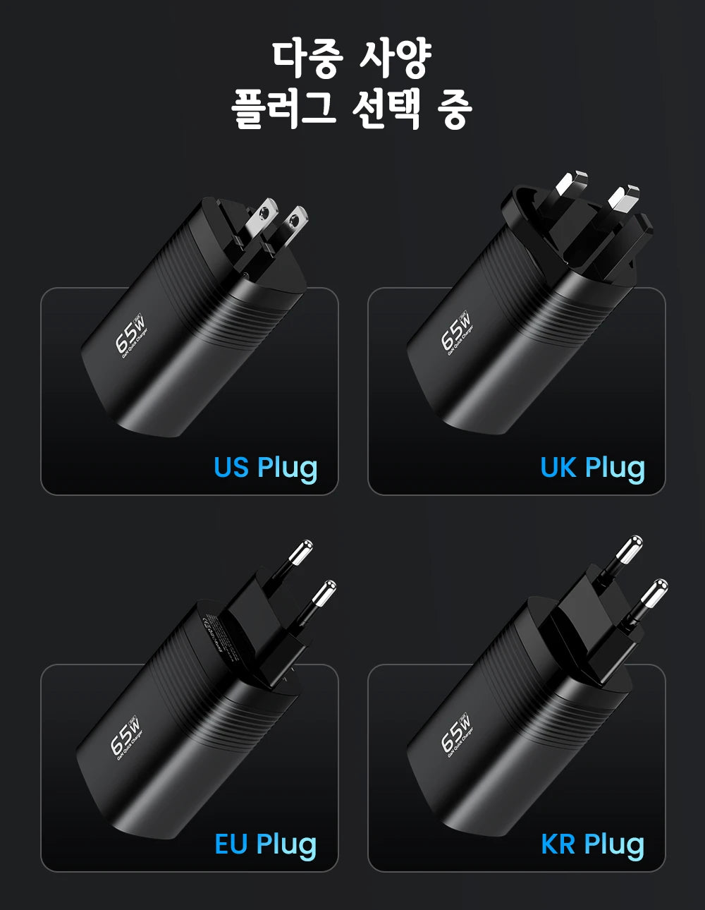 ASOMETECH GaN USB Type C Charger 65W 45W PPS PD QC4.0 Quick Charger For Macbook Laptop IPAD Tablet iPhone 14 Samsung S23 Ultra - Shoppiline