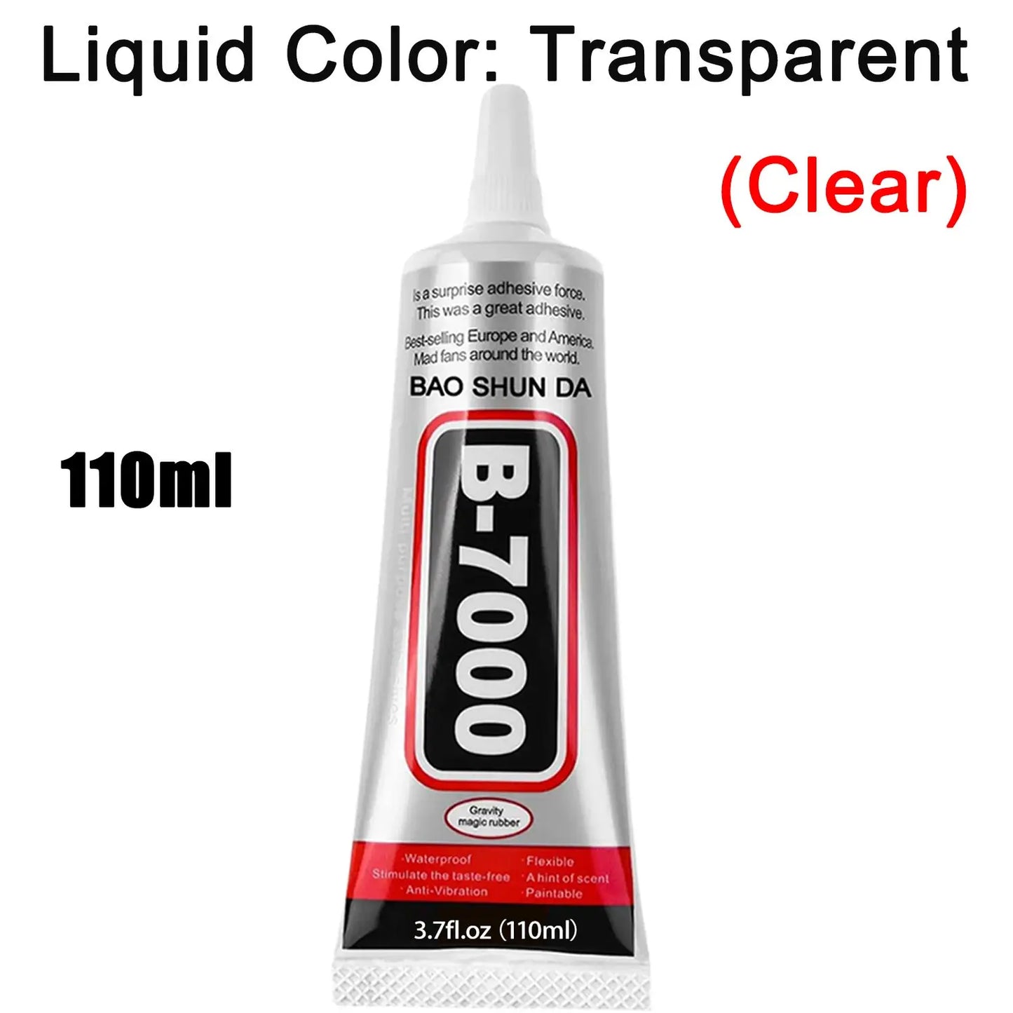 15ML 50ML 110ML B-7000 Clear Contact Phone Repair Adhesive Universal Glass Plastic DIY Glue T7000 with Precision Applicator Glue - Shoppiline