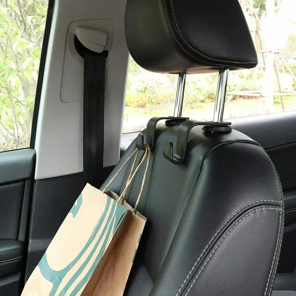 2/4/8 PCS Car Seat Back Hook Universal Car Single Hook Hanger Headrest Storage Hanger Clip High Quality Car Interior Accessories