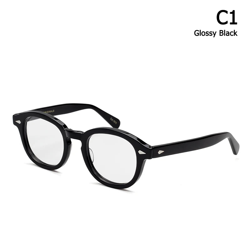Johnny Depp Lemtosh Eyeglasses Frame Men Optical Glasses Women Computer Goggles Clear Lens Luxury Brand Vintage Acetate Frame