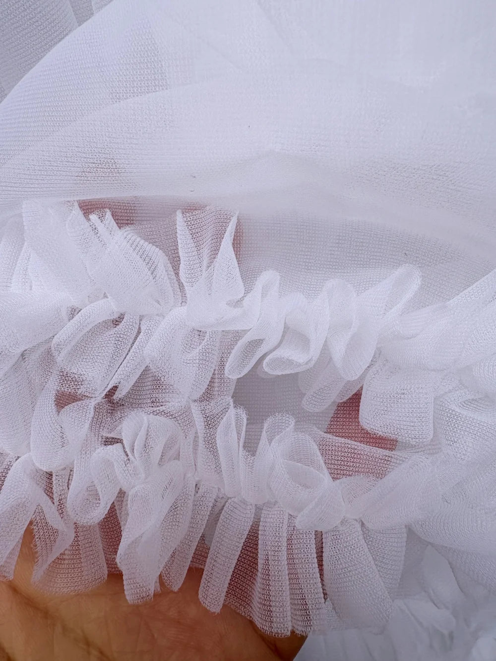Lowest Pirce Womens 2-Layered Pleated Tulle Petticoat White Black Tutu Puffy Party Cosplay Skirt Lolita Cosplay Bridal Crinoline