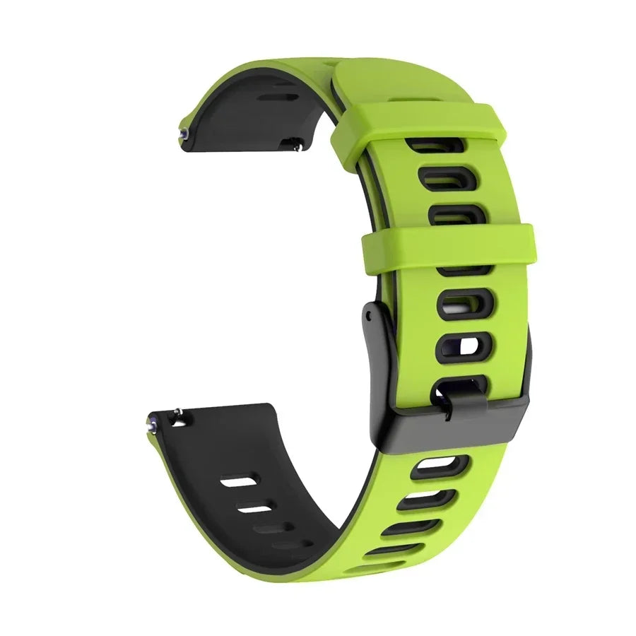 20mm 22mm Strap For Samsung galaxy watch 7 6 5 4 5 pro 44mm/40mm Silicone bracelet Huawei Watch gt 2/3/4/2e Amazfit bip strap