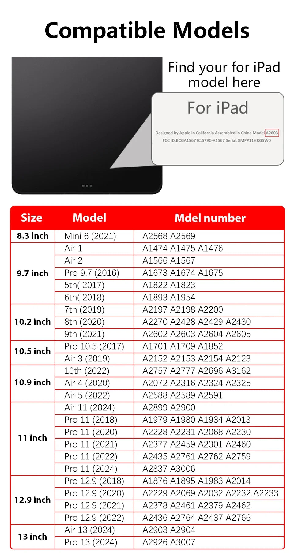 For iPad Air Case 2025 iPad 11th Gen 11 Air4  Air5/6/7 10.9 in 10.2 iPad Pro 11 13  mini6/7 9.7Inch Case with Pencil Holder A16