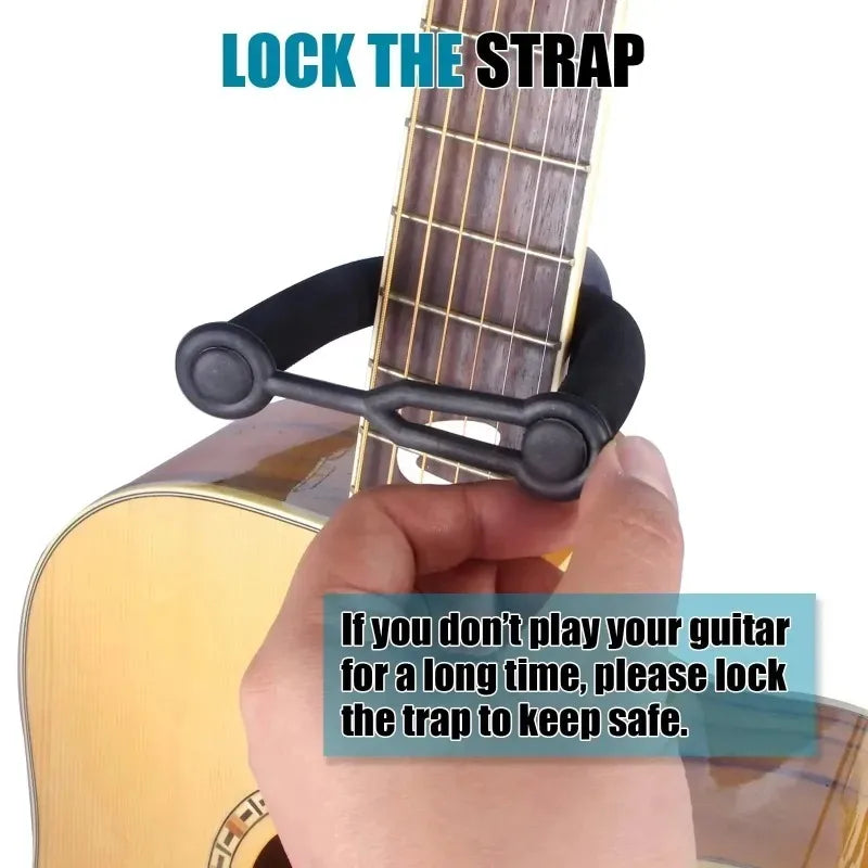 Adjustable Universal Guitar Stand - Foldable ABS/Silicpne Type A Iron Stool-style Guitar Stand Portable Folding Stand Carry