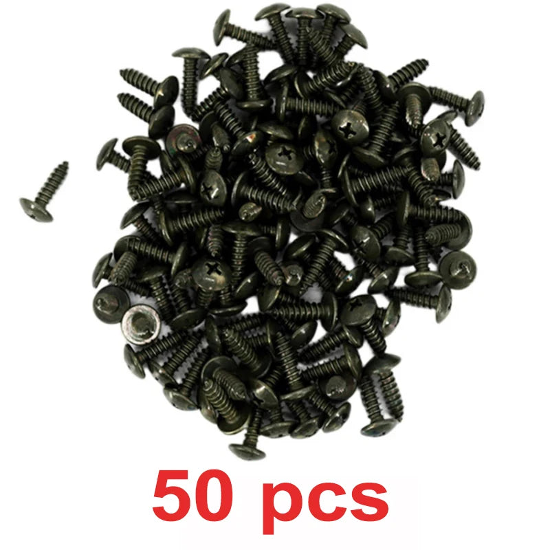 Self Tapping Screws Metal Fastener Clip for Car Motorcycle U-Type Clip with Screw Anti-rust Protection Clip Screw Iron Sheet Kit