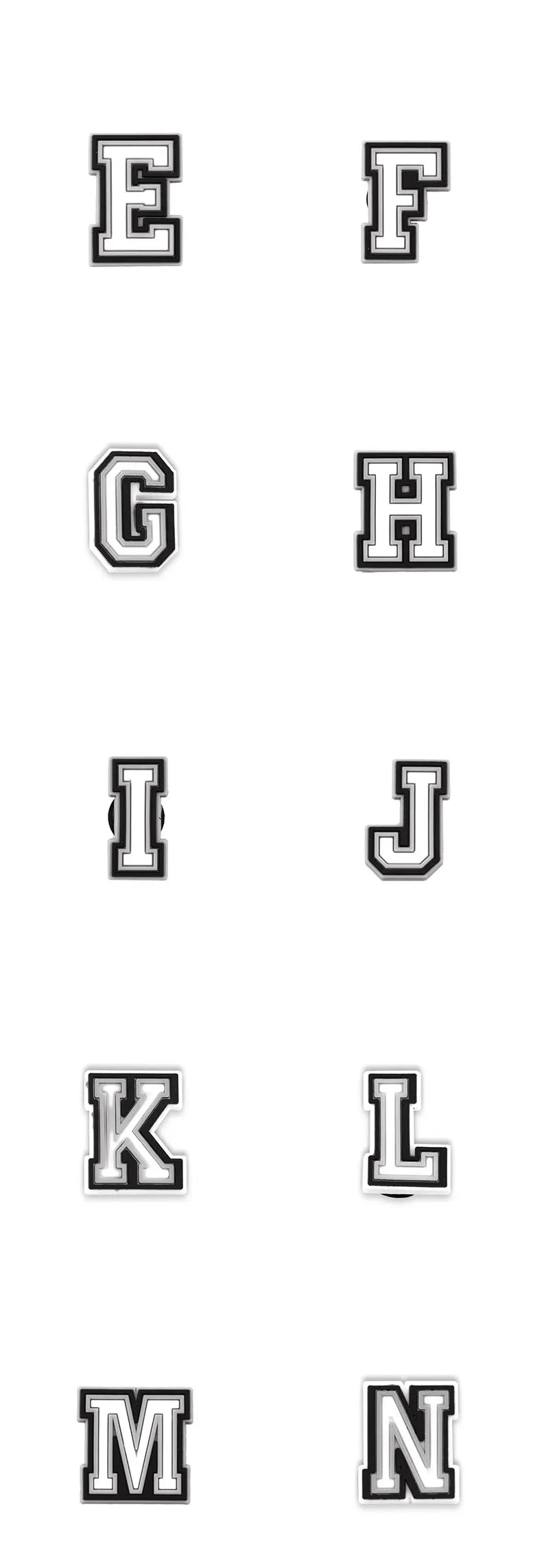 Letter Shoes Charms for Clog Sandals Shoe Decoration 0-9# Number Alphabet ABC-Z Characters DIY Shoes Pins for Boy Girl Men Women