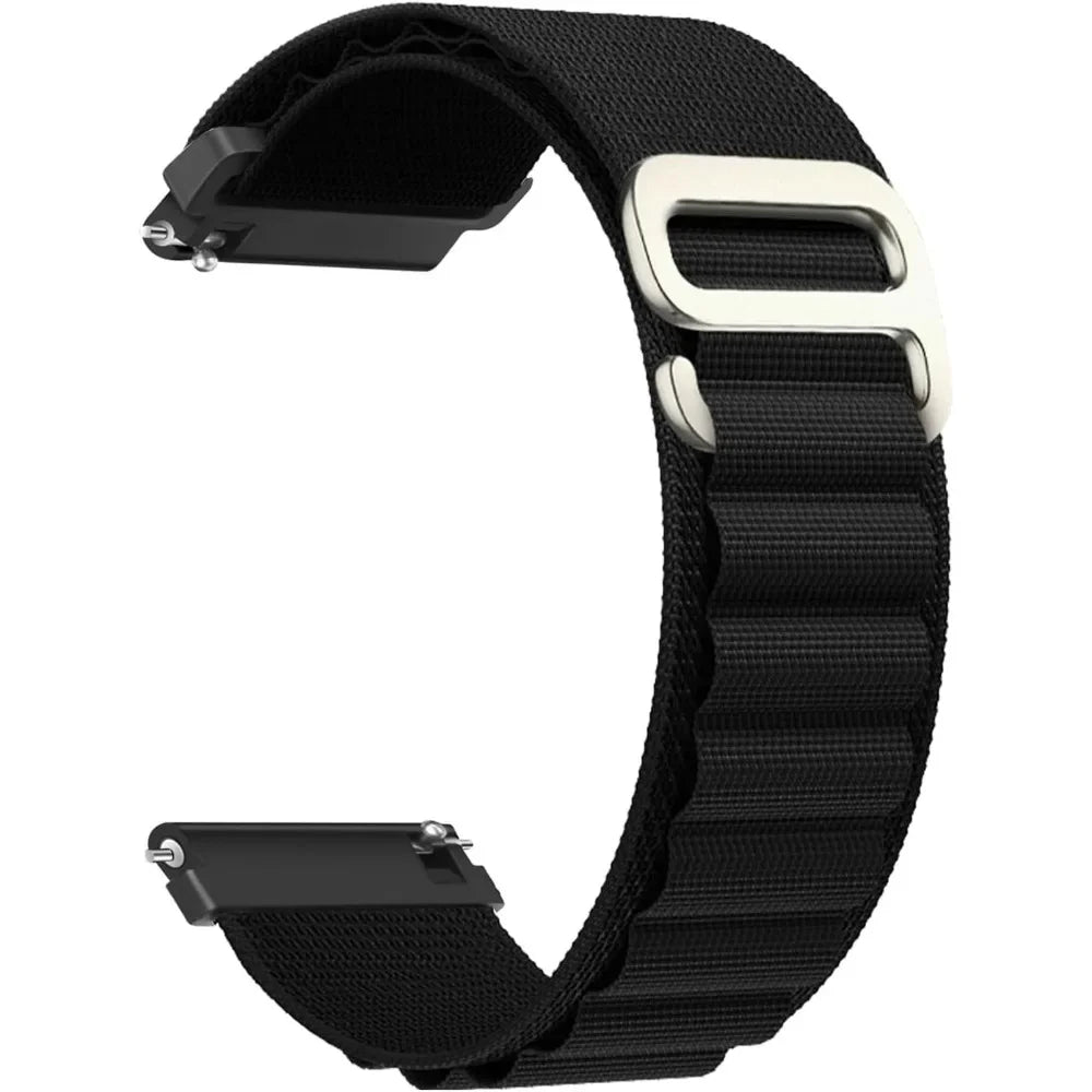 Nylonarmband für HaiWei Galaxy Watch 7 6 5 4 40mm 44mm Classic/Active/Gear S3 Frontier 20mm 22mm Sport Loop Armband Amazfit GTS 3 4