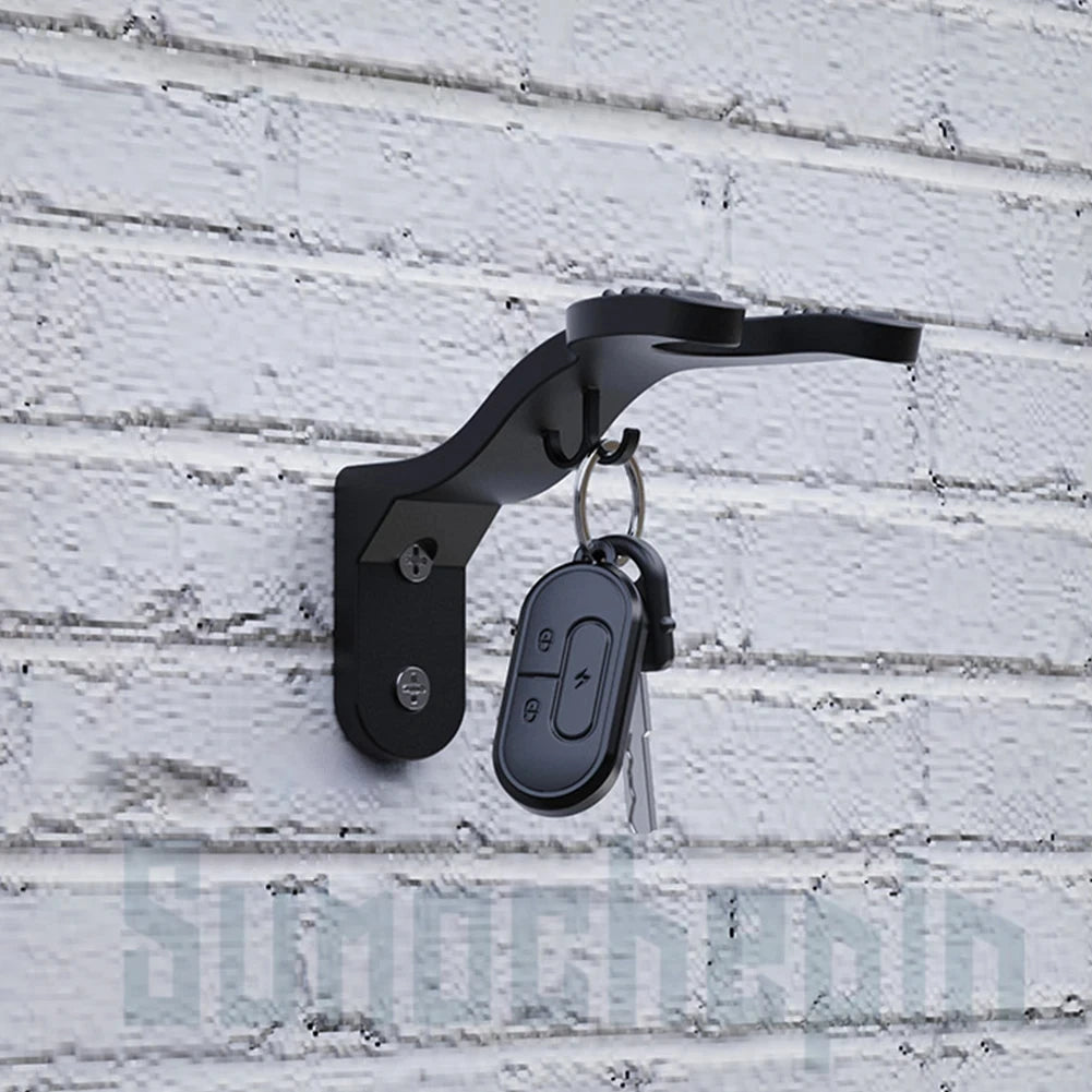 Motorcycle Helmet Hook Racks Kitchen Cabinet Shelf Wall Mount Hook Multipurpose Display Hanger Stand Wall-Mounted Storage Holder
