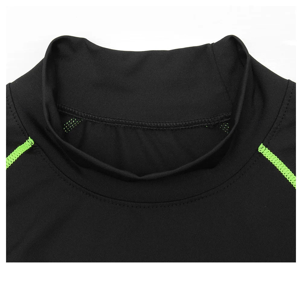 Herren Kompressions-Langarm-T-Shirt Sportbekleidung Männer Enges T-Shirt Elastischer Trainingsanzug Kleidung Fitnessstudios Fitness-T-Shirt für Herren