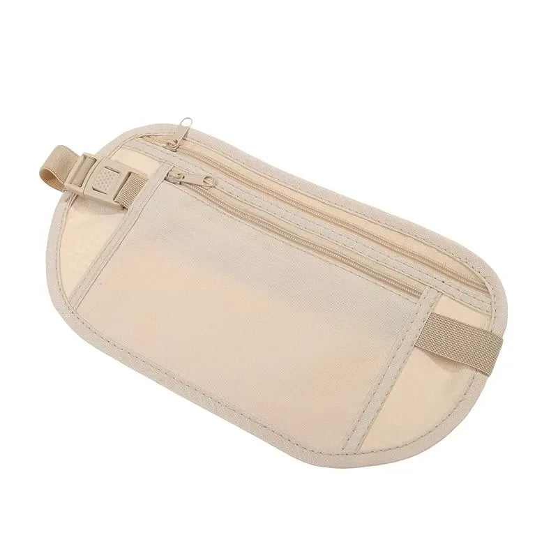 1/2pcs Sport Running Wais Bag Invisible Travel Waist Packs Pouch For Passport Money Belt Bag Hidden Security Wallet Gift Pack