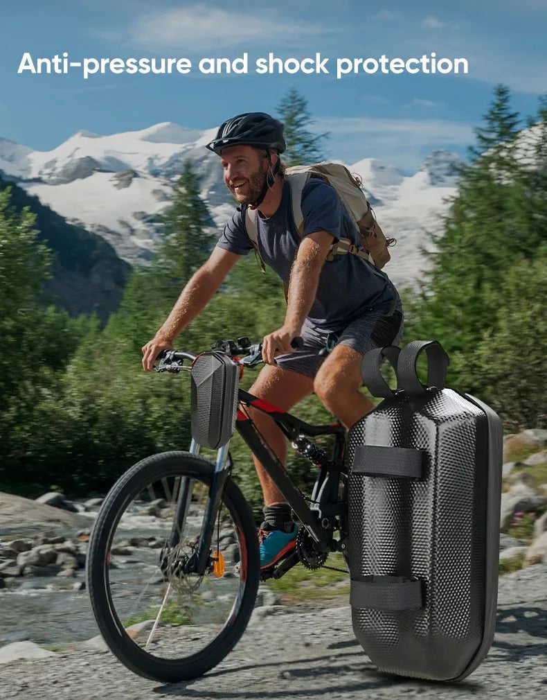 Electric Scooter Bag Storage Electric Bike Handlebar Bag Scooter Storage Bag with Large Capacity Waterproof Front Handlebar Bag - Shoppiline