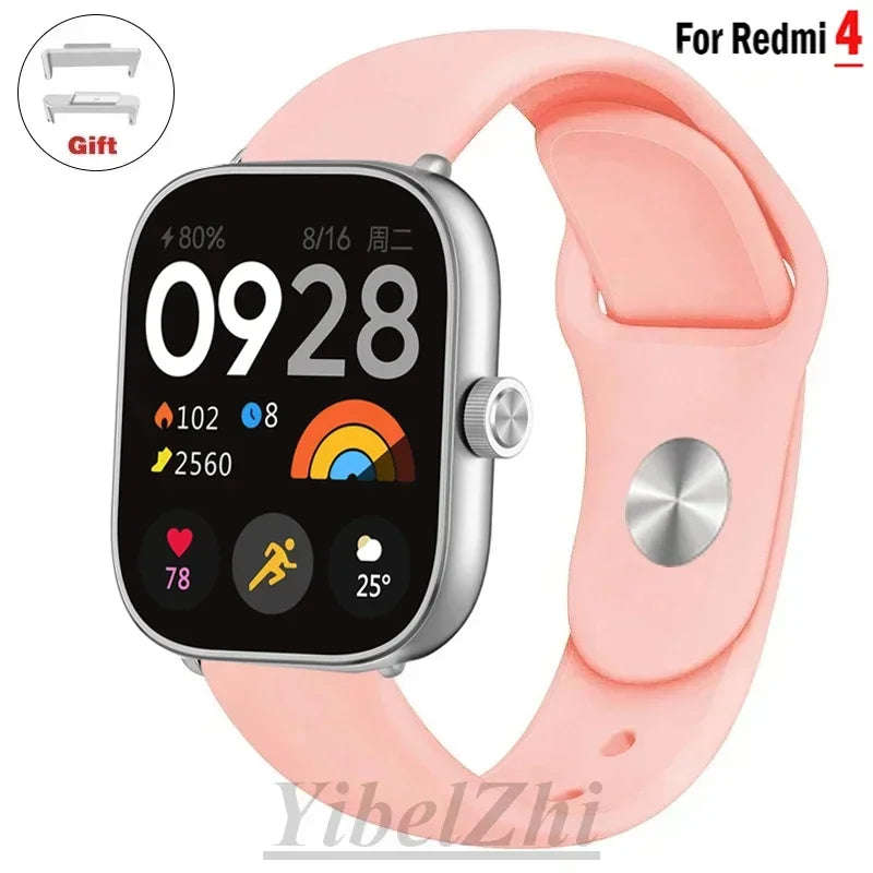Sportarmband für Redmi Watch 4 Armband Smartwatch Armband Zubehör Weiches Silikon Armband Correa für Xiaomi Mi Band 8 Pro