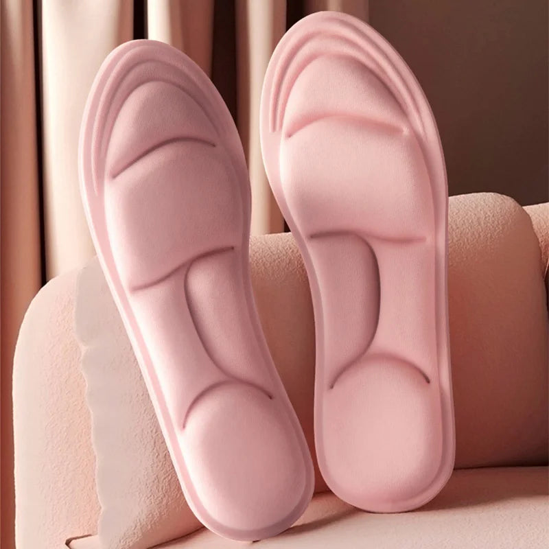 5D-Massage-Memory-Foam-Einlegesohlen für Schuhe, atmungsaktive Polstersohle, Sport-Laufeinlegesohlen für Füße, orthopädische Einlegesohlen