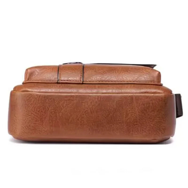 Neutraler Business-Schultertasche für Damen und Herren, geeignet für Geschäftsreisen, aus PU-Material