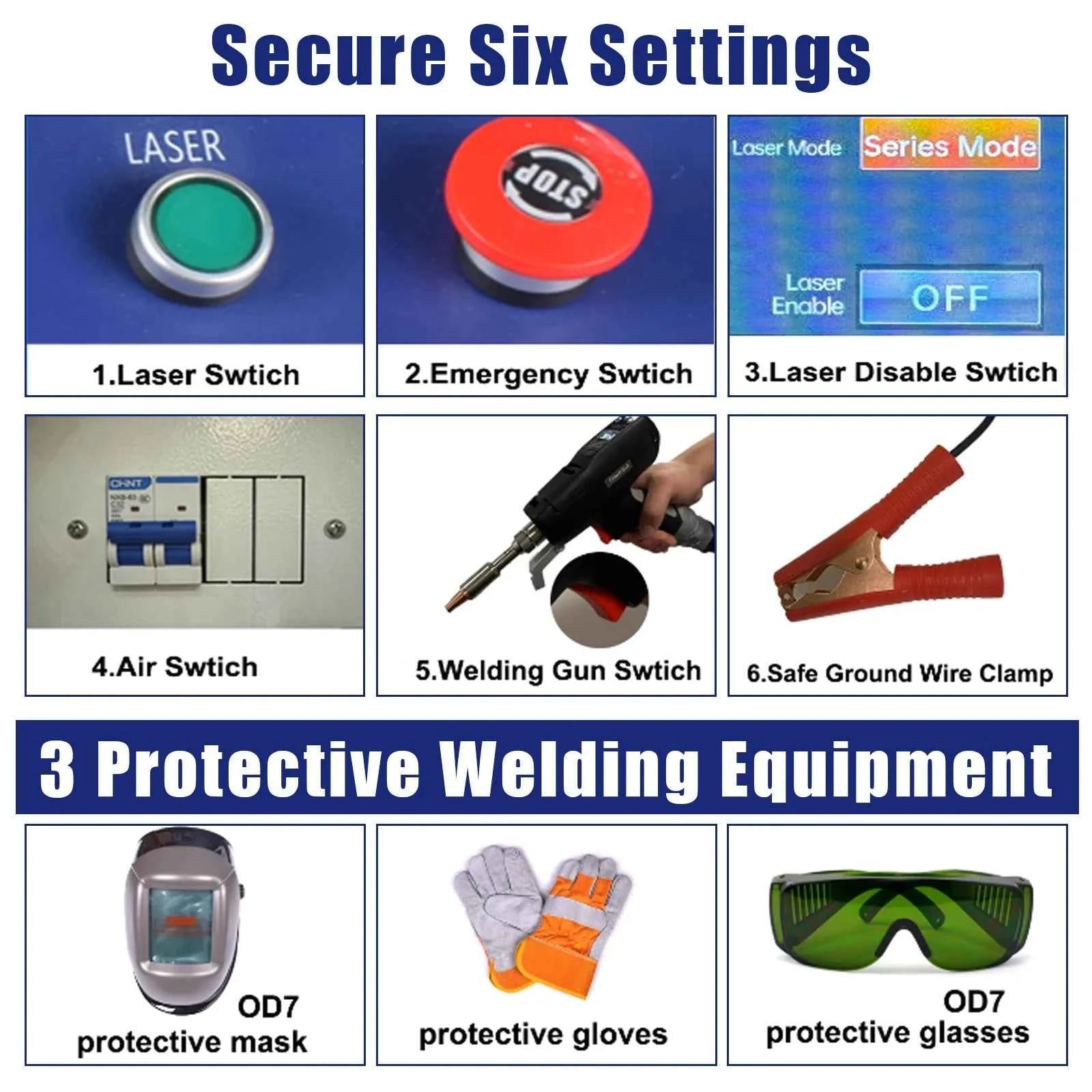 3000W 4 IN 1 Fiber Laser Welding Cutting Cleaning Soldering Machine 2000W 1500W Reci Handheld Fiber Laser Welder for All Metal