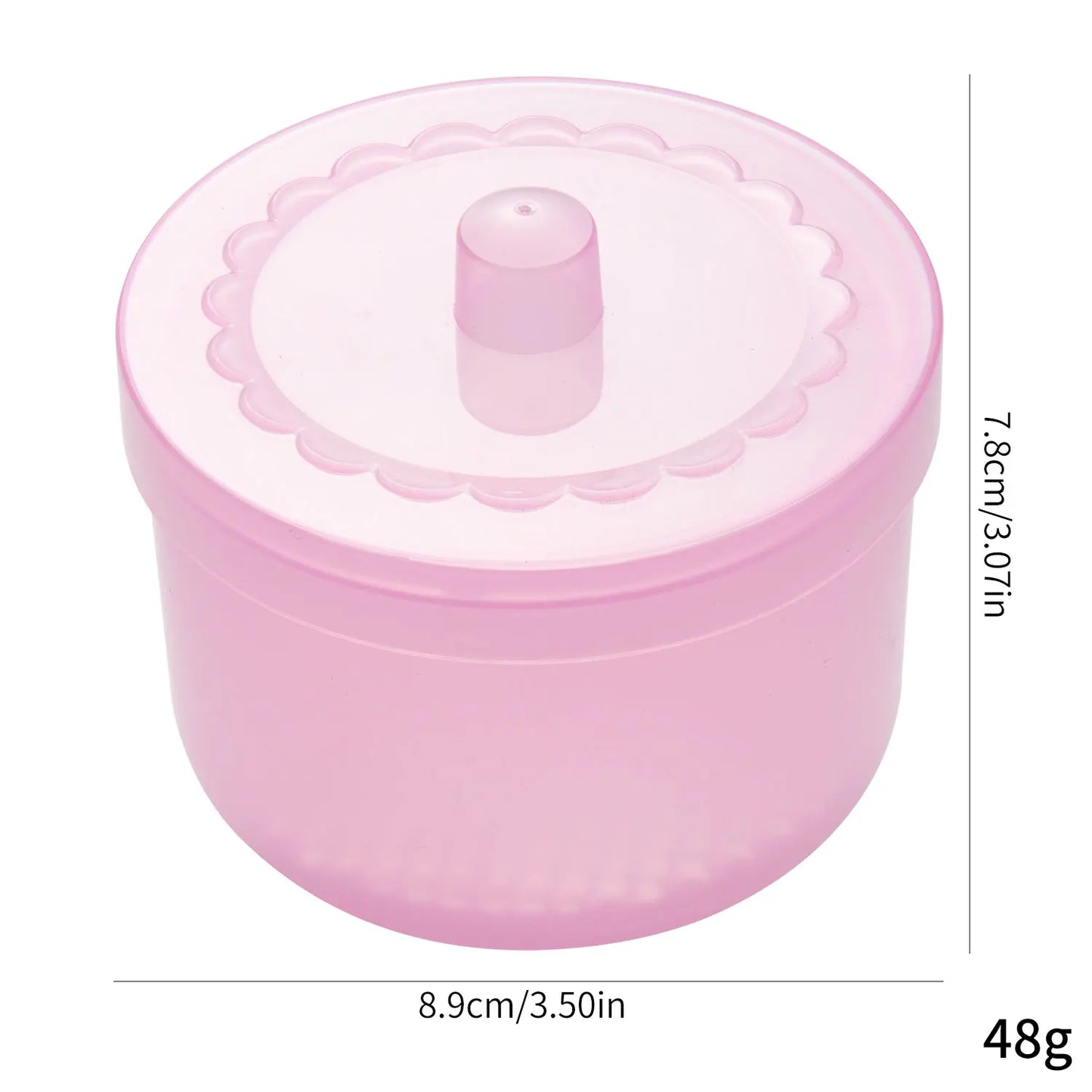 Nail Drill Bits Disinfection Box Double Layer Filtration Cleaning Box Manicure Storage Case Nail Brush Cleaning Container