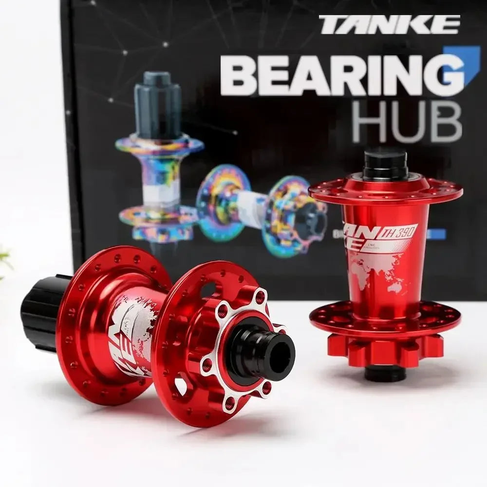 TANKE 120 Click Hub 6 Bearing MTB Mountain Bike Front Rear Thru HG 28 32 36 Holes Disc Brake Bicycle Hubs 8 9 10 11 12 Speed